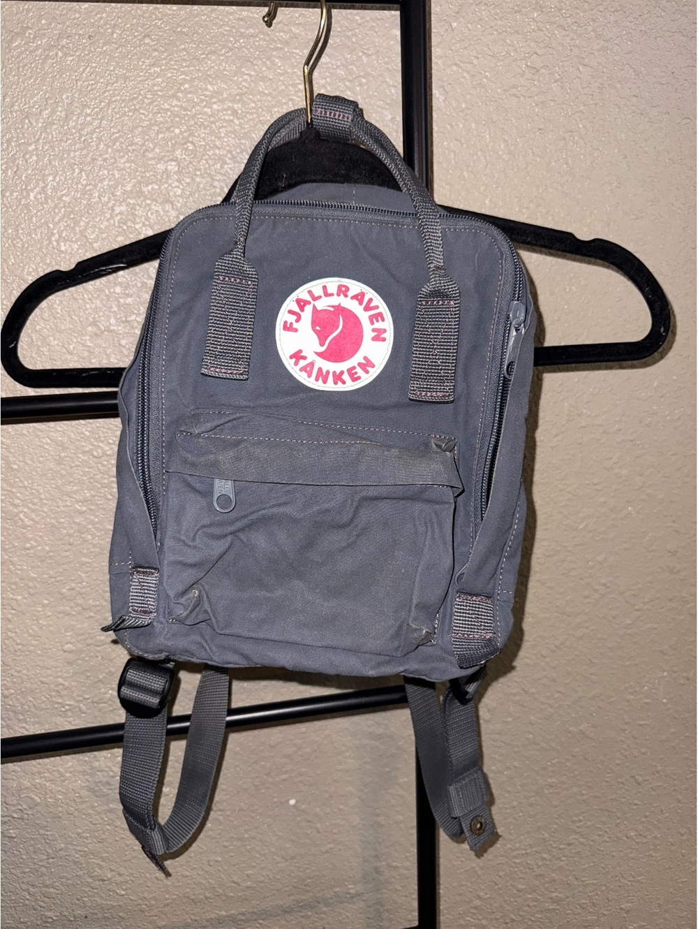 Fjällräven Kånken Mini Backpack in Slate Blue, Durable and Compact